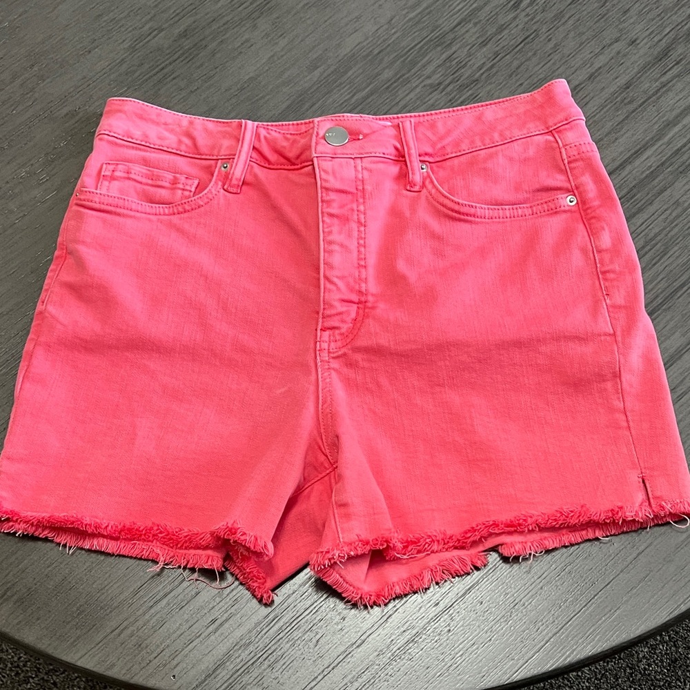 Vibrant Pink Women's Denim Shorts
